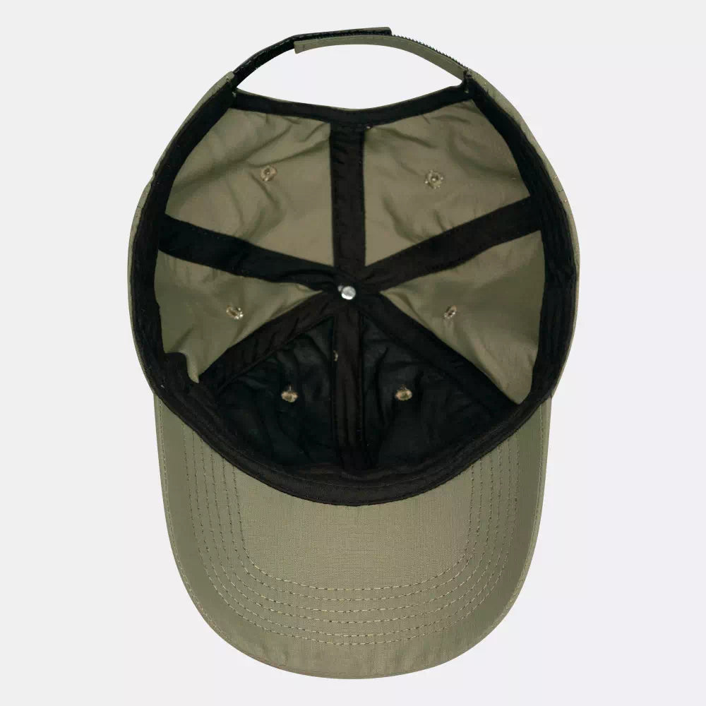 Casquette rafraichissante kaki intérieur