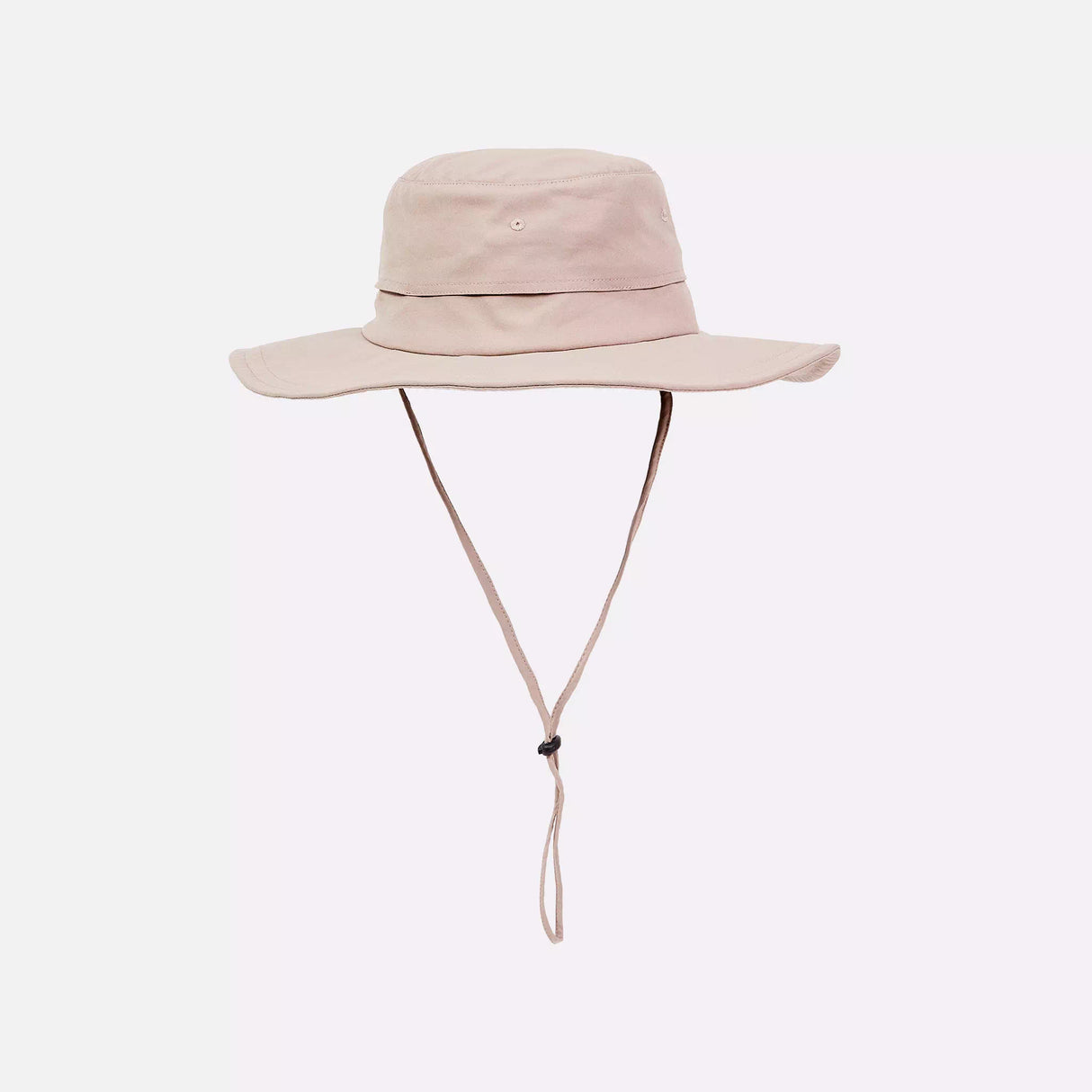 Chapeau rafraîchissant beige à plat
