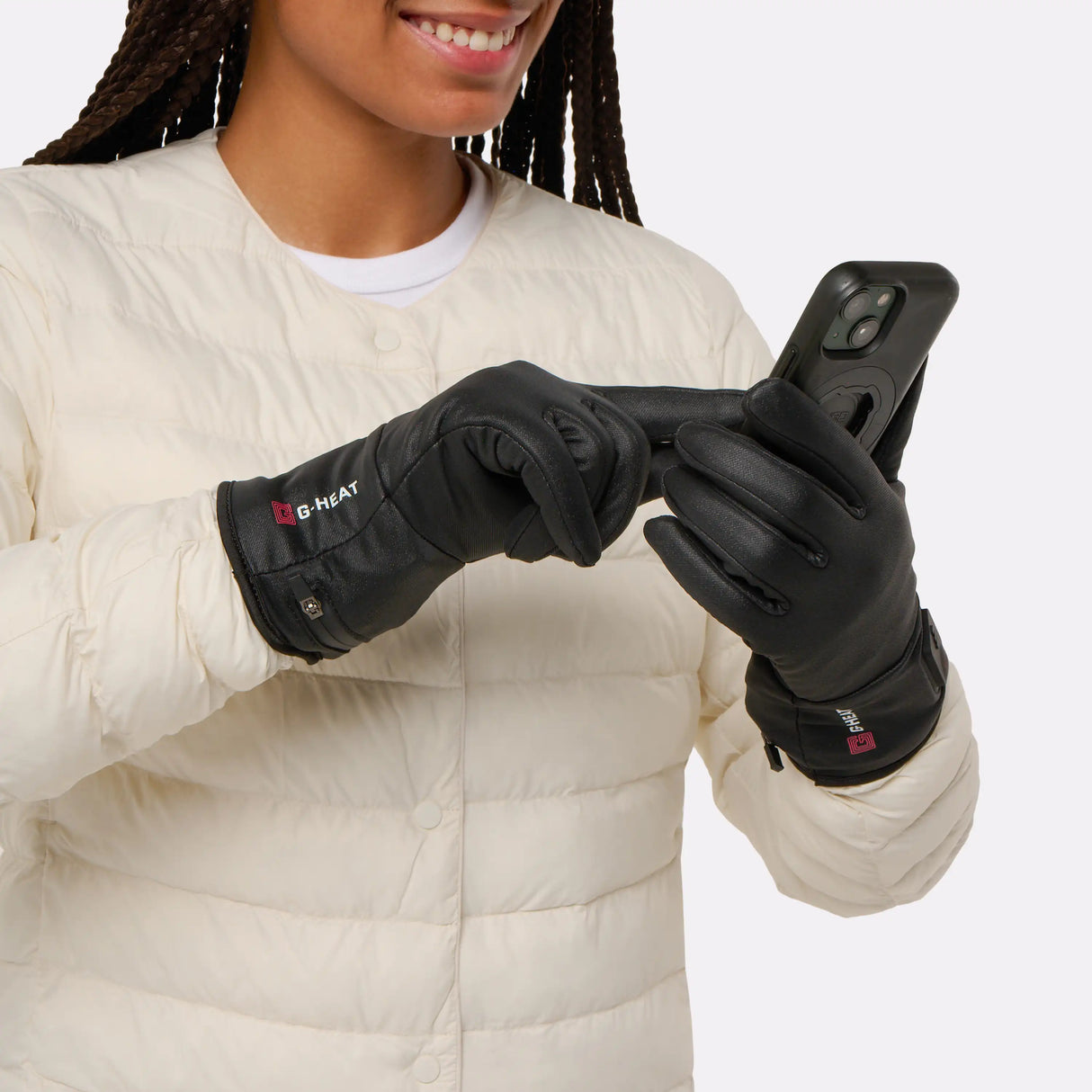 Gants chauffantes tactiles pour femme