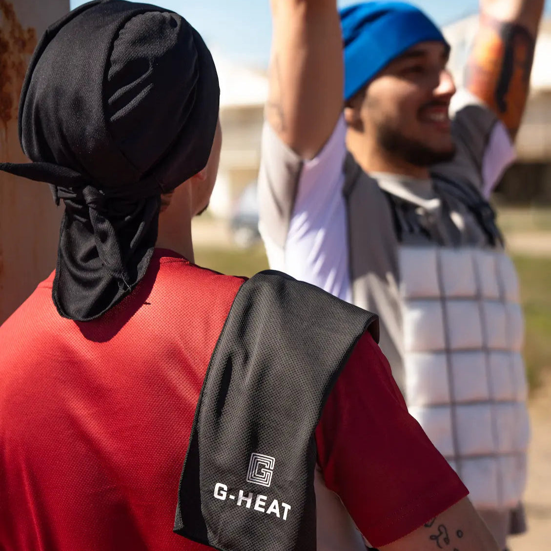 Calot rafraîchissant et serviette rafraîchissante