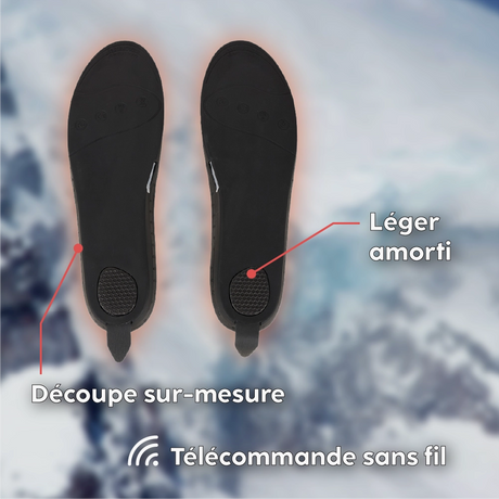 Atouts produit semelles chauffantes