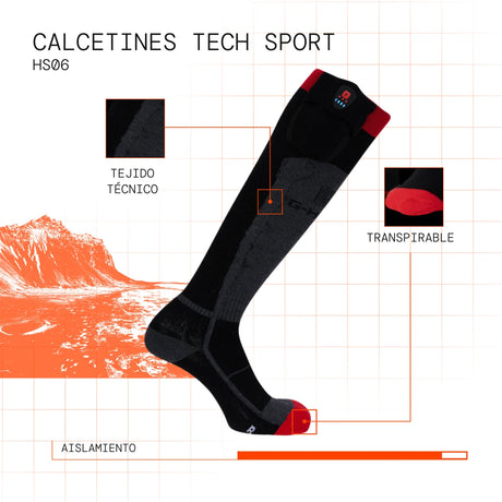 Chaussettes sport chauffantes visuel atout es