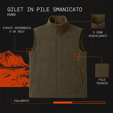 gilet polaire sans manches chauffante visuel atout it