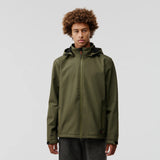 Veste softshell chauffante kaki