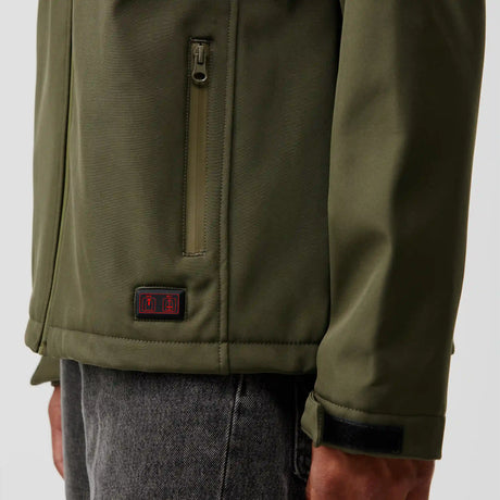 Veste softshell chauffante kaki gG--G-Heat