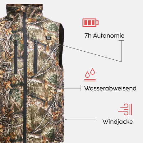 Veste de chasse chauffante sans manche G-heat