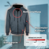 Atouts produit hoodie a zip chauffant