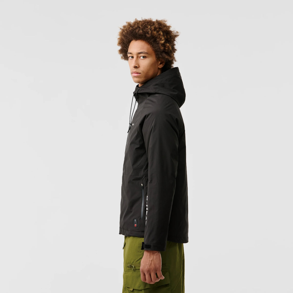 Parka Tech chauffante de profil