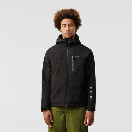 Parka Tech chauffante face noir