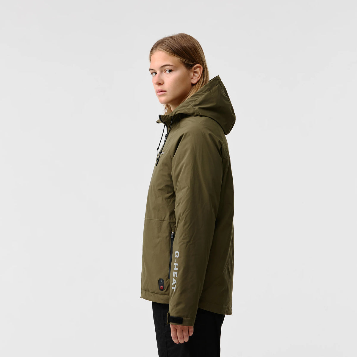Parka Tech chauffante kaki