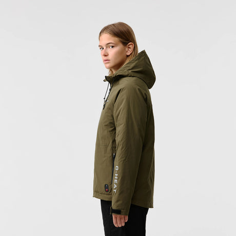 Parka Tech chauffante kaki