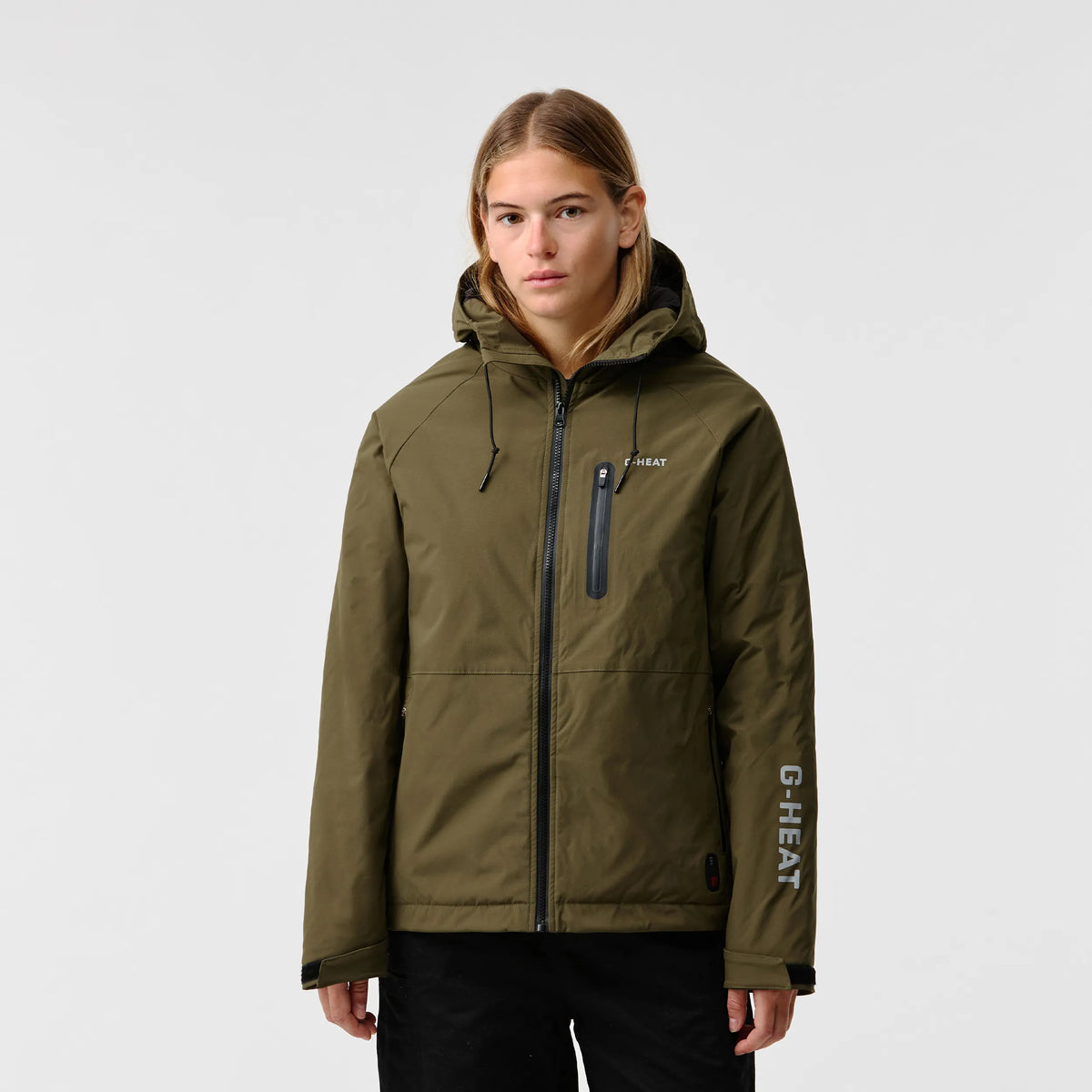 Parka Tech chauffante kaki