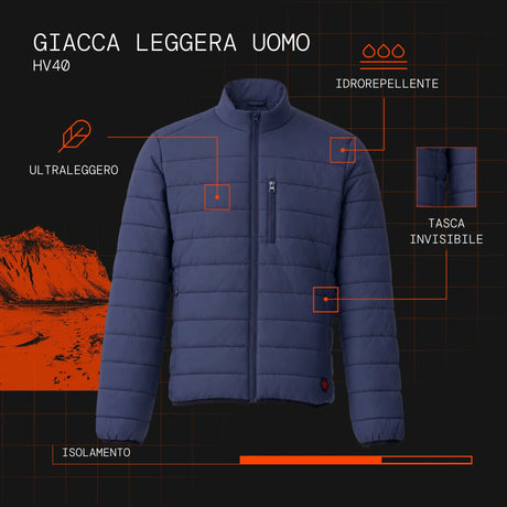 Veste light homme chauffante visuel atout it