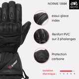 ALLROADS + guantes calefactables para moto