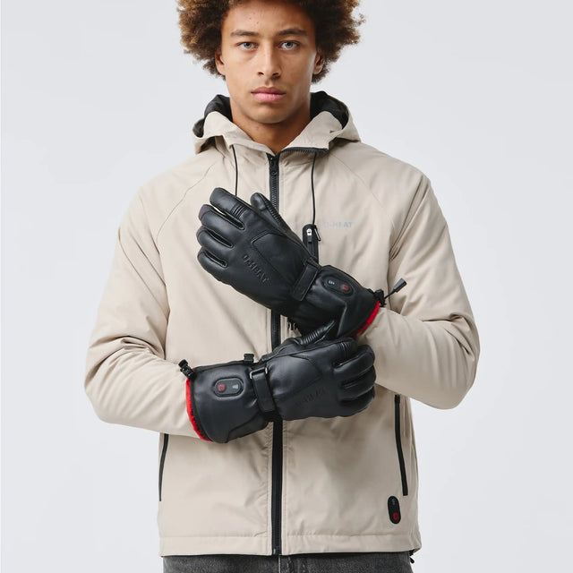 Gants en cuir chauffant g-heat