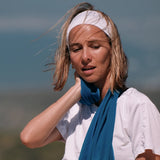 Bandeau de sport rafraîchissant blanc