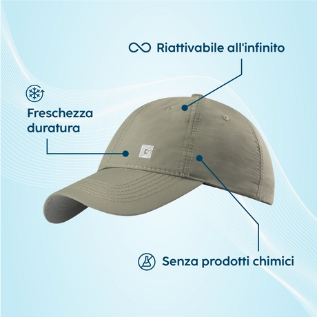 Atout produits casquette rafraichissante