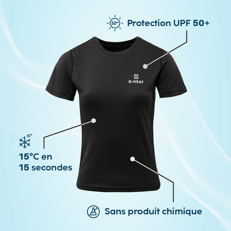 T-shirt rafraîchissant femme atouts produit
